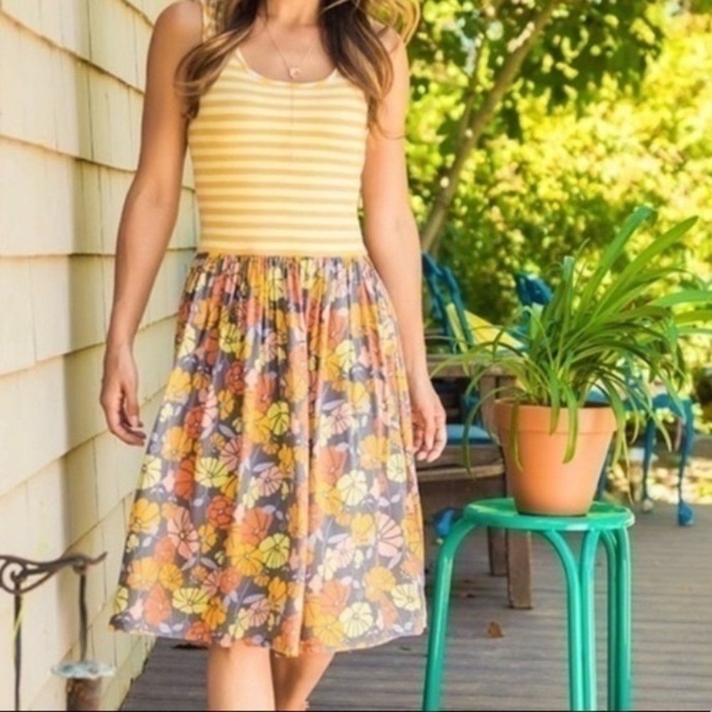 Matilda Jane size small yellow floral dress